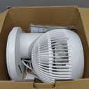 IRIS USA WOOZOO Air Circulator Fan with Remote, 360 Oscillation, 3 Speeds, 75ft Max Air Distance, Quiet Motor, Small Fan for Bedroom, Office, Dorm, White, DESK TOP