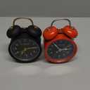 La Crosse 617-3314BG  Twin Bell Quartz Alarm Clock Set of 2