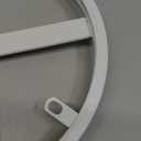 YOFNIRG Wedding Decorations for Reception, 5.6 Ft Giant Flowers for Decoration, Big Artificial Silk Flowers for Party Banquet Background, Home Decor, Photographic Props, Shop Window Display（White）