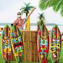 4 Pcs Inflatable Surf Board Inflatable Luau Party Decorations Blow up Surfboard
