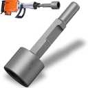 Ground Rod Driver Hex Shank, Ground Rod Driver for Grounding Rod, Rotary Hammer Drill, Compatible with SDS-Hex Demolition Jack Hammer, 1-3/16" Hex Shank (HEX 50MM)