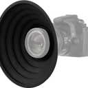 Camera Lens Hood Collapsible Reversible Filter Thread Rubber Digital Hood DSLR Cap Shade (For 70-90mm Lens)