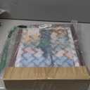 10x12 Picture Frame Set of 4, Made of Real Glass and Rustic Brown Frame - Display Picture 8x10 with Mat or 10x12 Without Mat, 10 by 12 Photo for Wall Mounting