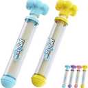 2 x Firework Water Gun, Romantic Fireworks Style Water Spray Toy for Couples, High Pressure Pull-Out Sprinkler Spray Toys for Bathing, Pool, Party Entertainment (2Pcs E)