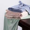 Rayon Made from Bamboo Baby Swaddle Blanket,2 Pack Soft & Breathable Receiving Blankets for Infant Newborn, Swaddle Wrap for Babies Girl and Boy, 47 x 47 Inch, (Sage & Oat)