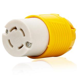NEMA L14-30C Locking Connector, Generator Twist Lock Adapter Female Connector, 30 Amp, 125/250 Volt, Industrial Grade, ETL Listed