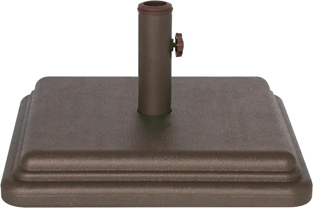 US Weight 40 Pound Umbrella Base - Weighted Umbrella base For Use With Patio Table Heavy Duty Base- Made in the USA