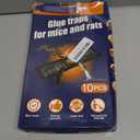 10 Pack Sticky Mouse Trap, Super Large 47.2 * 11'' Glue Traps for Mice, Peanut Taste Pheromone Rats Traps Indoor for Home, Rodent Snakes Spiders Roaches