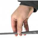 Silicone Soft Bristle Water Bottle Cleaner Brush with Extra Long Handle for Flasks, Tumbler, Glassware, Sports Bottles, Baby Bottles, Vases, Narrow Neck, Gray