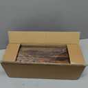 upsimples Floating Shelves for Wall, Wall Shelves for Decor Storage Set of 6, Wall Mounted Wood Shelf for Bedroom, Living Room, Bathroom, Kitchen, Picture Ledge Shelf, Brown