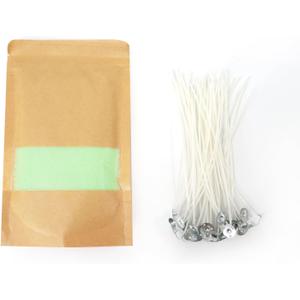 PHYMAT 3.5oz Pearled Candle, Candle Wax Sand with 50pcs Wicks, Refillable Sand Candle Wax Kit for DIY Handmade Candles Making, Wedding, Party Decor (Light Green)