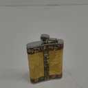 8oz Women's Flasks for Liquor  Vintage Stainless Steel Hip Flask, Portable Leak-Proof Pocket Flask, Classic Golden Design for Whiskey & Liquor  Ideal for Camping & Groomsmen Gifts
