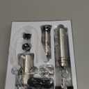 CIRCLE JOY Rechargeable Electric Wine Opener Set 8-in-1 Stainless Steel Automatic Wine Bottle Opener Gift Set w/Electric Wine Aerator Pourer, Foil Cutter, Wine Drip Ring, Vacuum Pump & 2 Wine Stoppers