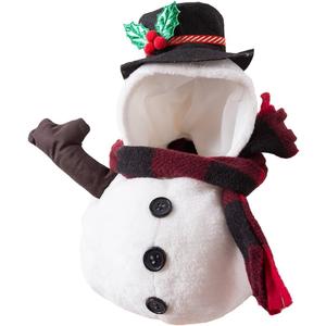 Dog Walking Snowman Costume Cat Christmas Outfit Santa Claus Pet Clothes Dog Xmas Costume Pet Holiday Apparel (Large, Snowman)