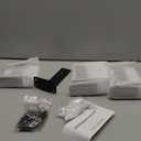 6 Pack Floating Shelf Brackets, 6 Inch Heavy Duty Industrial Shelf Bracket, Black Metal L Brackets for Shelves Support DIY(1/5 Inch Thicked)