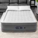 Sealy: AlwayzAire 18" Airbed - Queen - Built-in Comfort Pump, Inflatable Matress, USB Charge, Wave Beam Construction, Adjustable Firmness, Storage Bag