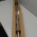 1 1/8 Inch Diameter Curtain Rods 36 to 72 Inches(3-6ft), Telescoping Heavy Duty Large Drapery Rod with Adjustable Aluminum Alloy Bracket, Solid End Caps for Windows Patio Decoration, Antique Bronze