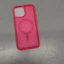 SUPFINE Magnetic for iPhone 13 Pro Max Case (Compatible with MagSafe) (Military Grade Drop Protection) Slim Translucent Matte Shockproof with Anti-Fingerprint Phone Case,Hot Pink