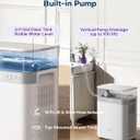 avylo Dehumidifier for Basement with Pump and Hose, Max 90 Pints/D, White