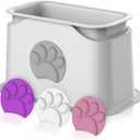 iPrimio Universal Cat Litter Scooper Holder - Durable with Heavy Scoopers Holding Stability - Kitty Litter Box Scooper Accessory - Works with Plastic & Metal Cat Scoop Holder - 4 Color Options