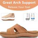 KuaiLu Womens Sandals Khaki Size 10
