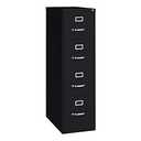 OfficeMax 4 Drawer Vertical File Cabinet with Lock, Metal Filing Cabinets with 4 Drawers for Hanging Files and Letter Files, 26.5" Deep, Black