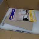 Passky 20 Low Profile Ceiling Fan with Lights and Remote, Dimmable LED Flush Mount Fandelier, 6 Speeds, 3000K6000K, Black Modern Ceiling Fan for Bedroom