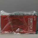 Orzly Case Compatible with Nintendo Switch 2 Protective Carry Case (2025 Model) with Screen Padding, Game Card microSD Pockets for Console and Accessories Screen Size 7.9" - Gift Boxed (Black)