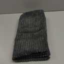 Home Brilliant Pillow Cover 24x24 Decorative Pillow Cover 24 x 24 Striped Corduroy Soft Velvet Euro Sham Cushion Cover for Couch, 60x60 cm, Dark Grey