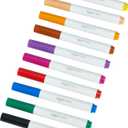 Amazon Basics Colored Washable Markers for Coloring and Drawing, Broad Line, Multicolored, 10-Pack