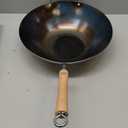 JOYCE CHEN Classic Series 14-Inch Carbon Steel Wok with Birch Handles