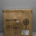 BEESTAR 20 Inch Heavy Duty High Velocity Pedestal Fan,Industrial Standing Fan with Adjustable Height and Tilt,3-Speed,Metal Fan for Industrial, Commercial, Residential, Greenhouse,Black