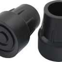 Bonsicoky Thickened Rubber Cane Tips 1 Inch