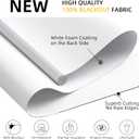 ChrisDowa Cordless Free-Stop 100% Blackout Blinds for Windows, Roller Windows Shades with Thermal Insulated, UV Protection Fabric for Living Room, Office and Home.White,31" W X 72" H