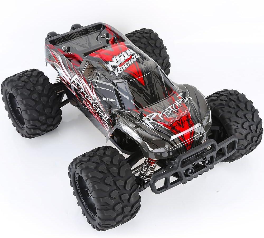 1:8 Scale Brushless RC Monster Truck for Adults, 100km/h+ High Speed 4x4 Offroad Remote Control Car for Adults with Dual 3S Rechargeable Battery Fast 4WD Remote Control Cars Buggy