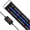 NICREW ClassicLED Plus LED Aquarium Light with Timer, 27 Watts, for 36 to 48 Inch Fish Tank Light, Daylight and Moonlight Cycle, Brightness Adjustable (36 - 48 in)