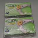 200 Disposable Vinyl Gloves, Non-Sterile, Powder-Free, Smooth Touch, Food Service Grade, Medium Size [2x100 Pack]
