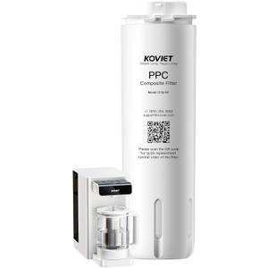 KOVIET CF02-FP PPC Filter Replacement Cartridge, Water Filter Element of Reverse Osmosis System Countertop, 4-6 Months Lifetime