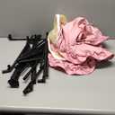 Jiupety Indoor Dog House with Frame, Cute Dog Tent Bed with Cover Cave, Breathable, Washable, and Foldable House, Suitable for 20-40 Lb, Large (25"×25"×25"), Pink