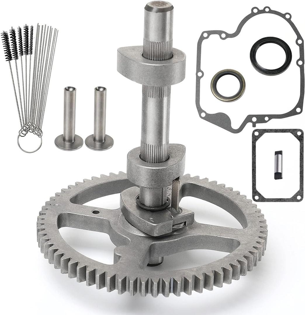 Camshaft 84005207 Compatible with BS 793880 793583 792681 791942 795102 Camshaft kit, Cam Replacement Kit with 795387 Oil Seal Ring and 697110 Crankcase Gasket