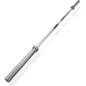 CAP Barbell Olympic Bar, Bronze Bushings, Chrome, 51.75''