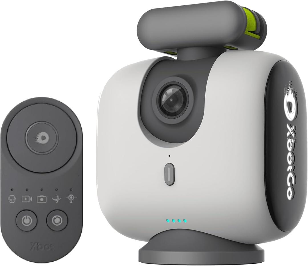Chameleon AI Auto Sports Action Camera - 4K 60FPS Soccer Camera and Basketball Tracking Camera for Team Sports, Live Streaming, No Subscription, Works with iOS & Android (Pearl Grey)