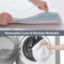 Lisara Bassinet Mattress, 41" x 29" Dual Sided Gel Memory Foam Mattress with Waterproof, Removable and Breathable Ice Silk Cover, Fit for 4moms Breeze Plus Portable Playard