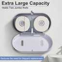 Twin Jumbo Roll Toilet Paper Dispenser Commercial,Hold 9” Two-Roll