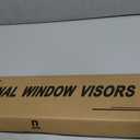 Window Visors Rain Guards fits 2014-2018 Forester, Out-Channel Window Wind Deflectors Vent Shades Accessories, Dark Smoke 4 Pcs, 2015 2016 2017