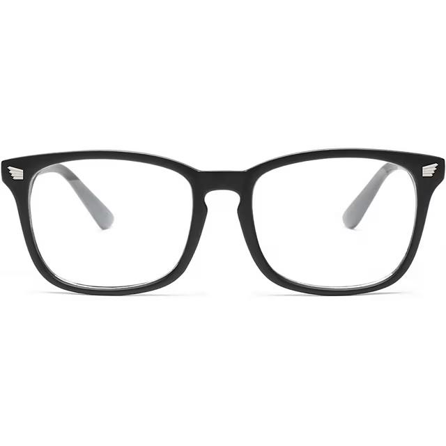 livho High Tech Blue Light Glasses - Advanced 99% Blue Light Blocking Computer Glasses - Anti Eyestrain & UV Glare Protection Black