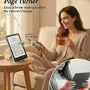 RF Remote Control Page Turner with Upgrade LCD Power Display, Wireless Reading Clicker for Kindle Paperwhite Kobo Oasis iPad, Phone Camera Remote Trigger (Green)