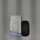 Wireless Bluetooth Mouse Rechargeable Laptop Mice with LED Use Portable(BT5.2 and USB 2.4G) Dual Mode Connection Silent Slim Computer Mouse for Laptop/iPad Tablet/Apple MacBook/PC (Black)