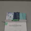 SwaddleMe by Ingenuity Original Swaddle, 100% Cotton, Improves Sleep & Calms Startle Reflex, 3-6 Months, 14-18 lbs, 1.0 TOG, 3-Pack, Baby Swaddle Blanket - Mountaineer