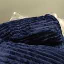 AmyWtb Headboard Wedge Pillow + A Long Neck Roll Pillow Body Pillow，Large Headboard Pillow with Removable Cover (Blue, Queen：59x8x20 inches)